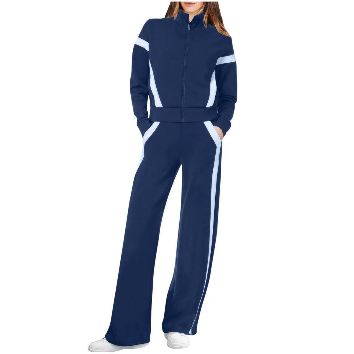 QASU™ - Casual Top and Sweatpants Set — 2