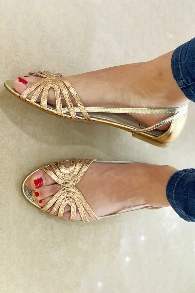 Eleonora | Golden Sandals Summer Light — 2