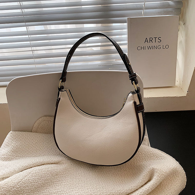 LUNETTE™ - Crescent Contrast Trim Crossbody Bag — 4