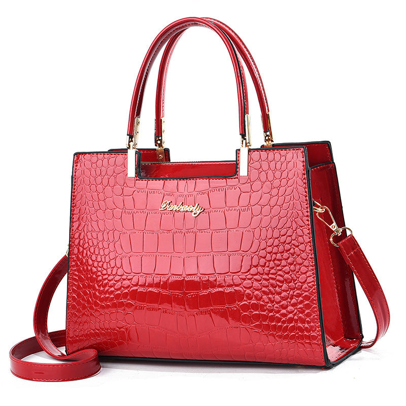 Olivia - Crocodile Pattern Handbag — 4