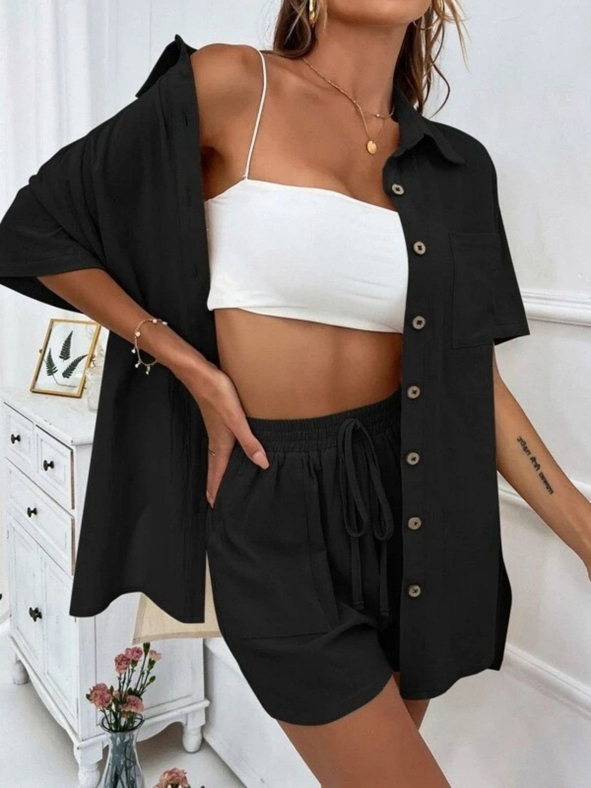 KRISTINE™ – Button-Down Lounge Set — 12