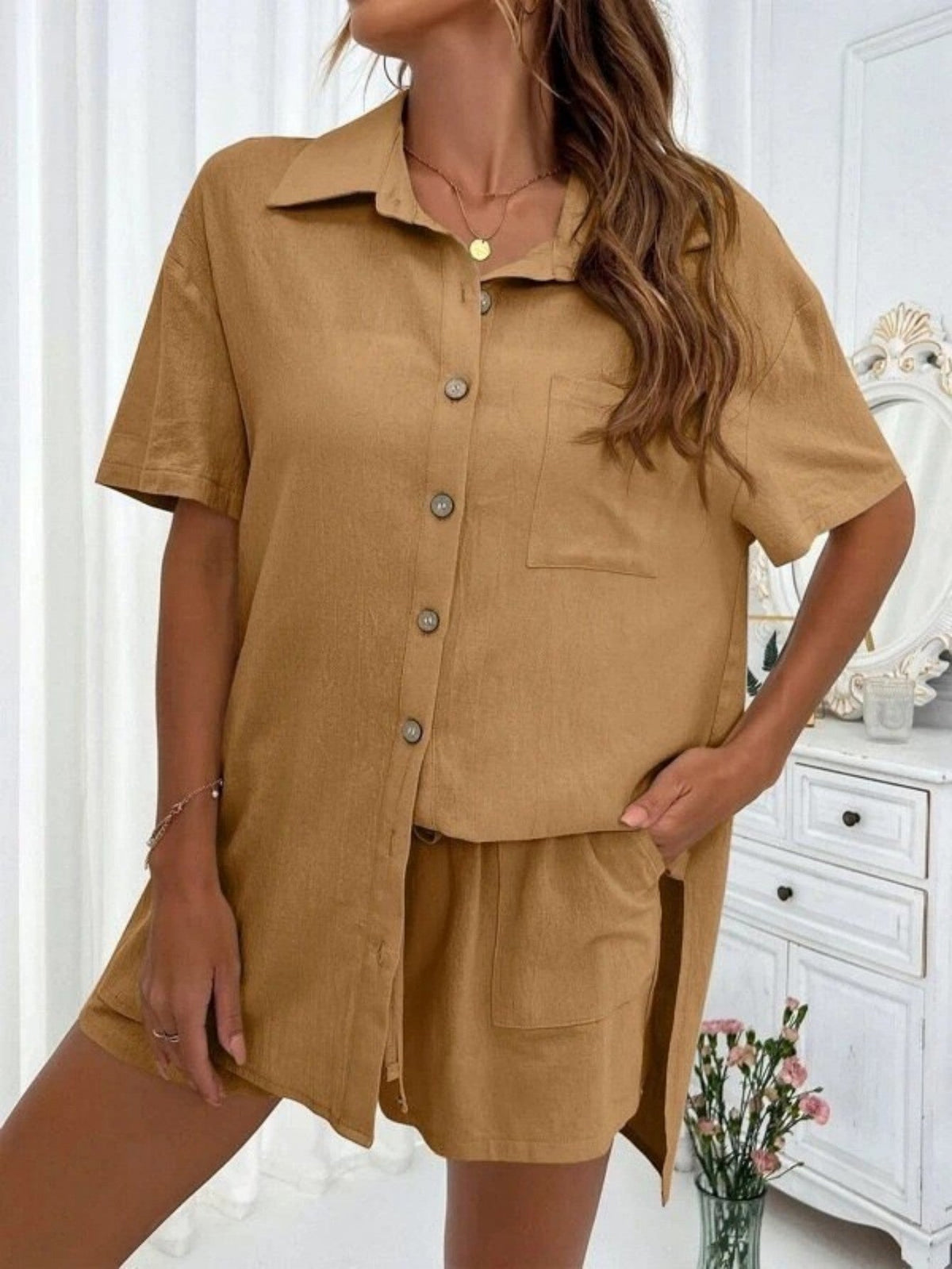 KRISTINE™ – Button-Down Lounge Set — 8