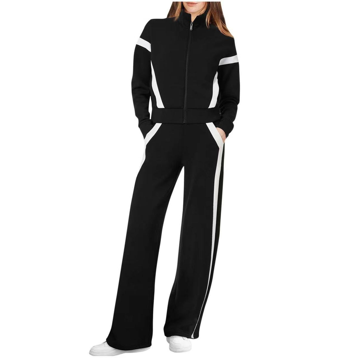 QASU™ - Casual Top and Sweatpants Set — 5