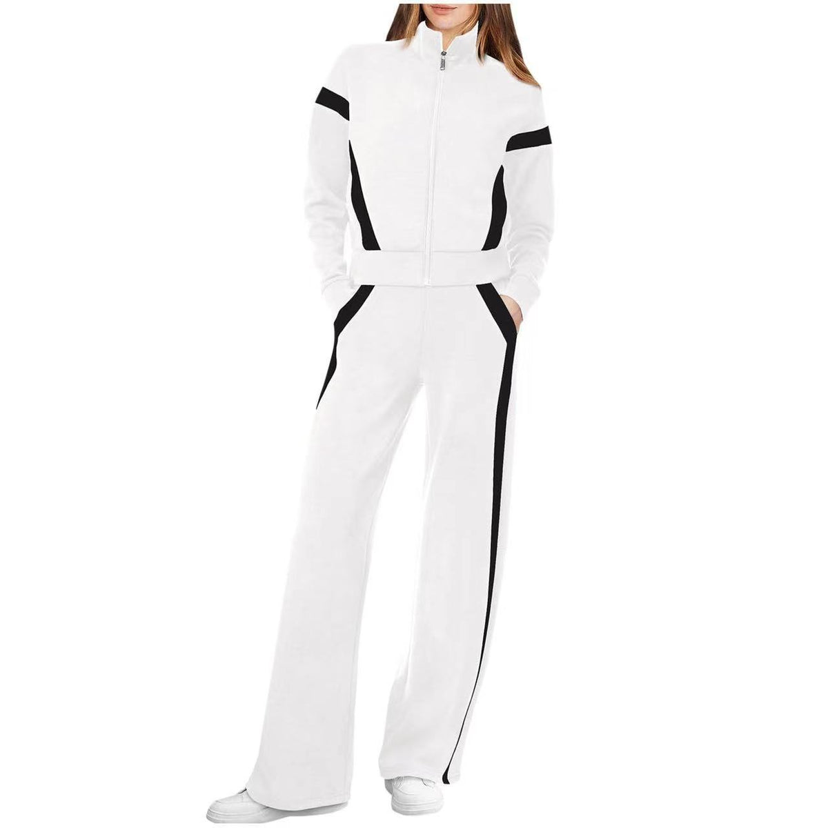 QASU™ - Casual Top and Sweatpants Set — 6