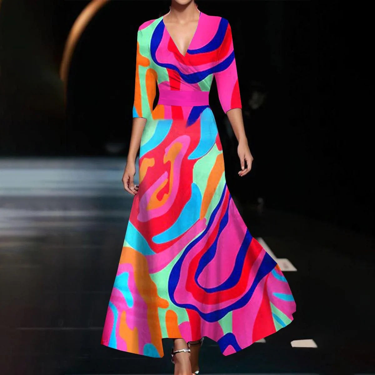 Emily - Luxury Floral Dress