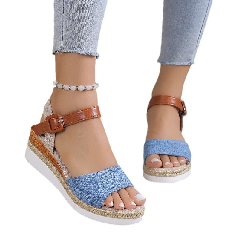 CHARLENE™ – Relaxed Wedge Sandals — 10