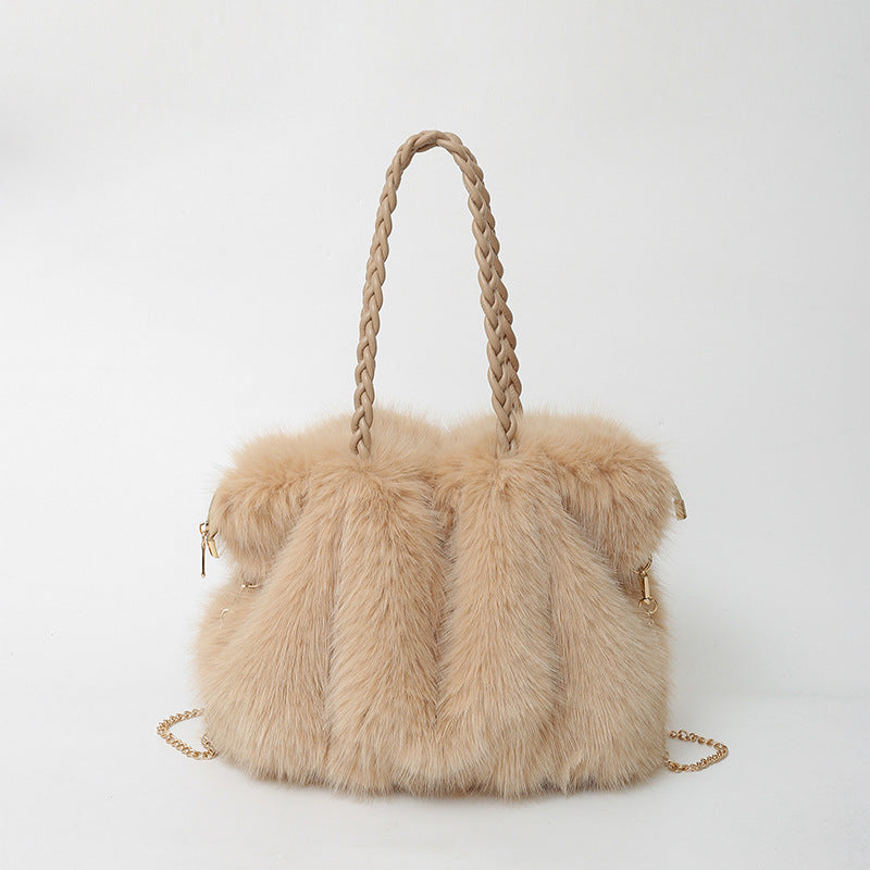 CHARLOTTE™ - Velvet Shoulder Tote Bag — 7