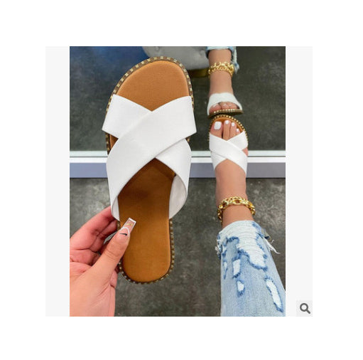 TANYA™ – Criss-Cross Flat Sandals — 8