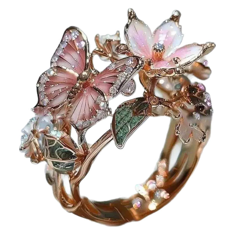 LISA™ - Bright Butterfly Zirconia Ring — 3