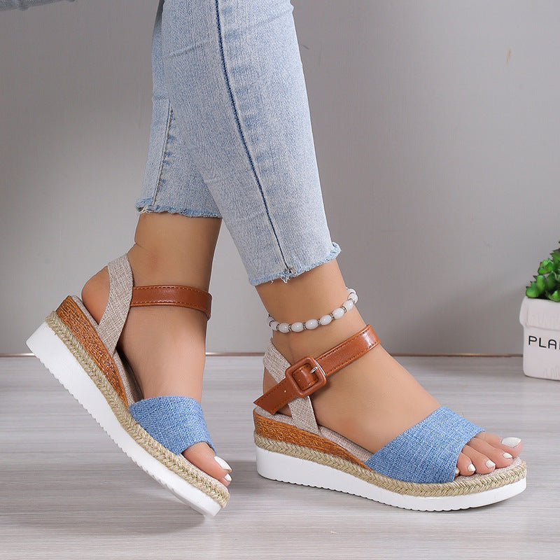 CHARLENE™ – Relaxed Wedge Sandals — 1
