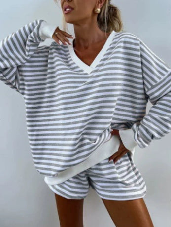 NOLANI™ – Relaxed Striped Lounge Set — 7