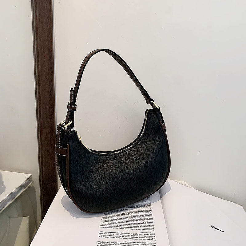 LUNETTE™ - Crescent Contrast Trim Crossbody Bag — 5
