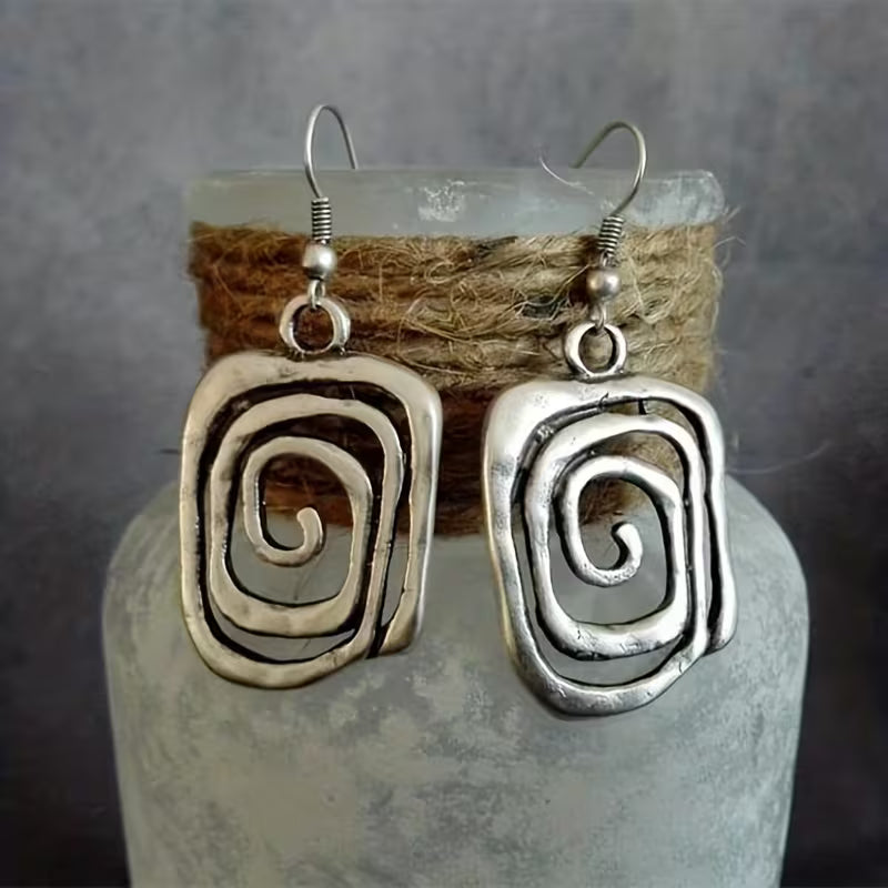 Abstract Swirl Earrings — 1