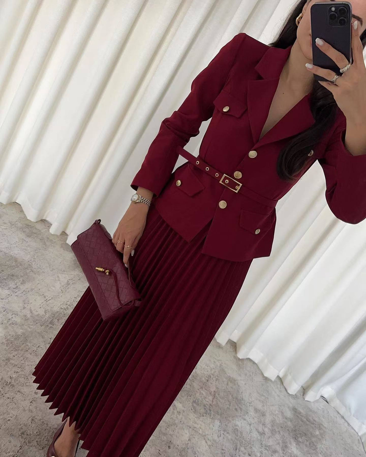 EMILIE™ - Chic Blazer & Skirt Set — 6