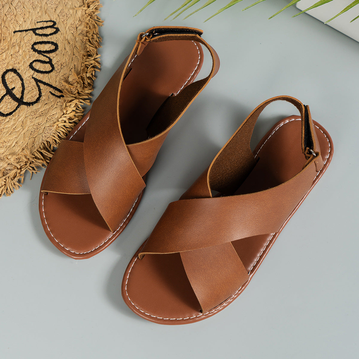 TANYA™ – Criss-Cross Flat Sandals — 5