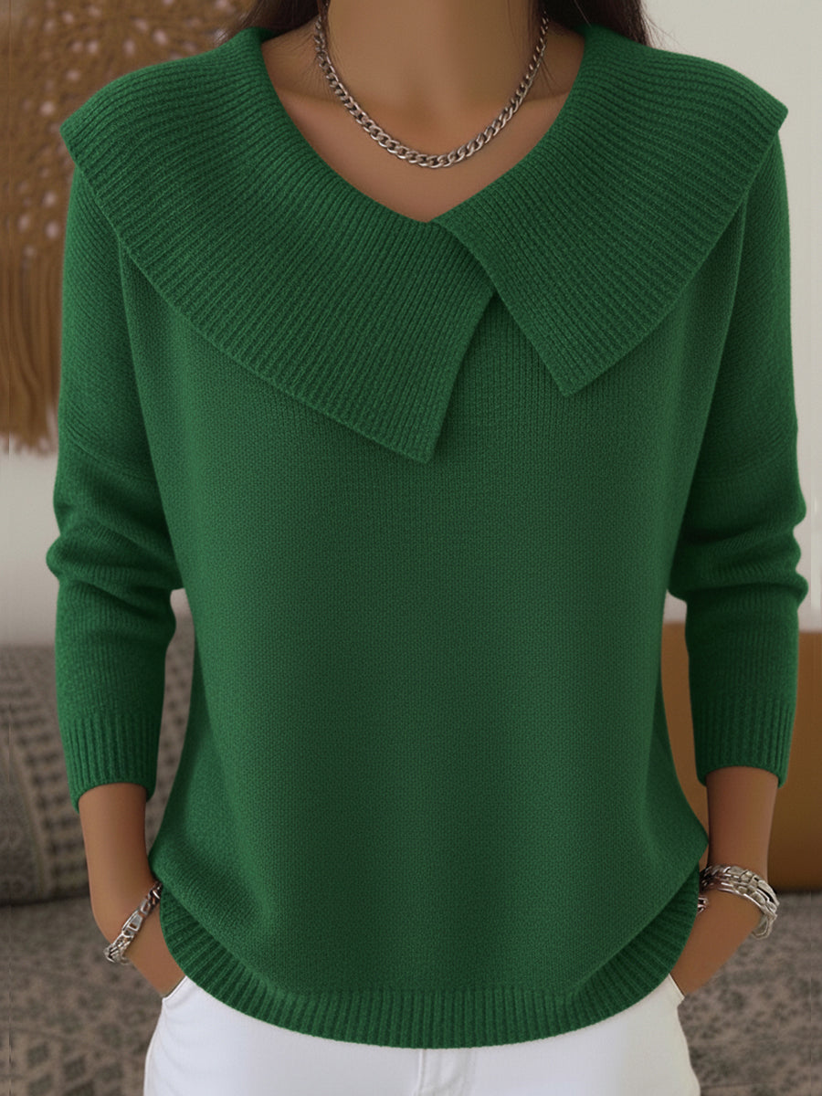 Sunnora™ | Warm Sweater with Soft Collar — 1