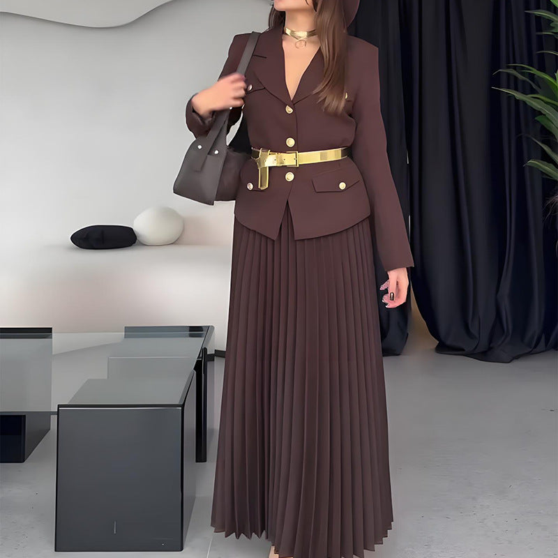 EMILIE™ - Chic Blazer & Skirt Set — 4