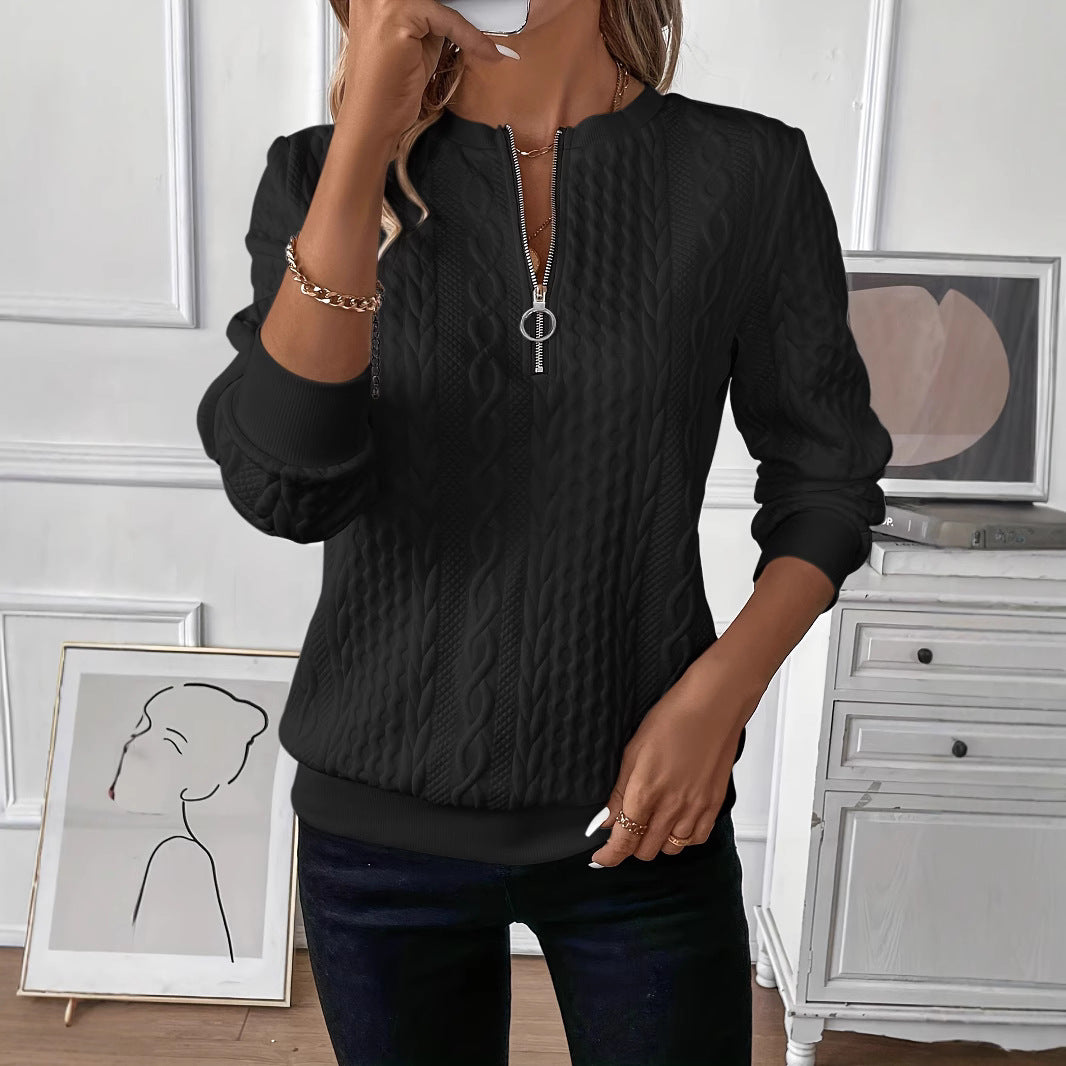 EMMA™ | Quarter-Zip Sweater