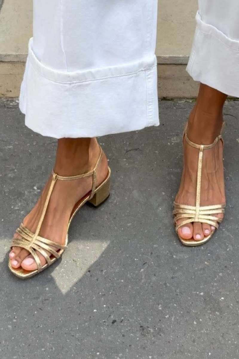 Allegra | Golden Sandals Everyday Elegance — 2