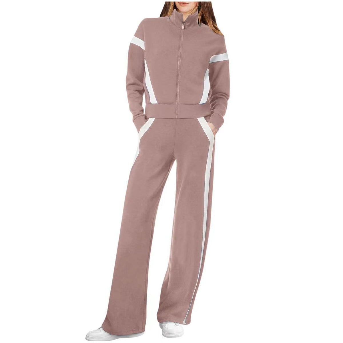 QASU™ - Casual Top and Sweatpants Set — 3