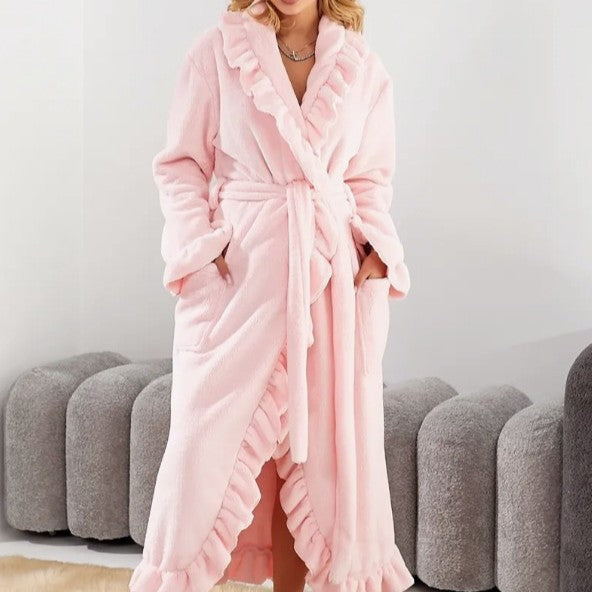 HEXA™ - Classy Ruffle Hem Robe — 4