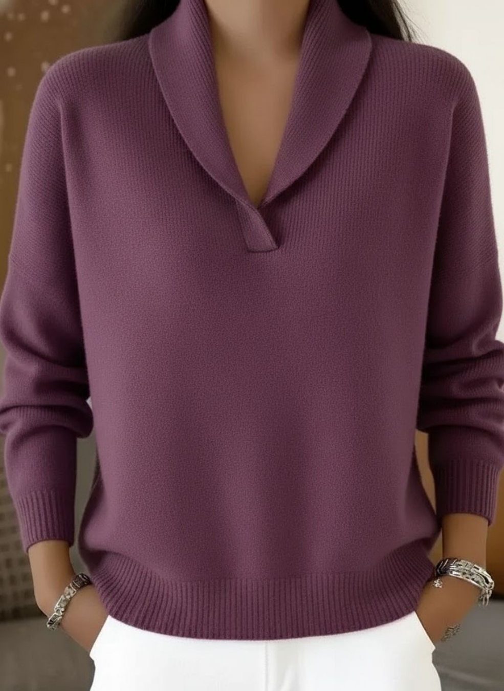 Antonine™ | V-Neck Sweater — 5