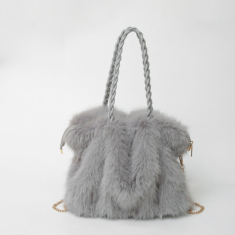 CHARLOTTE™ - Velvet Shoulder Tote Bag — 9