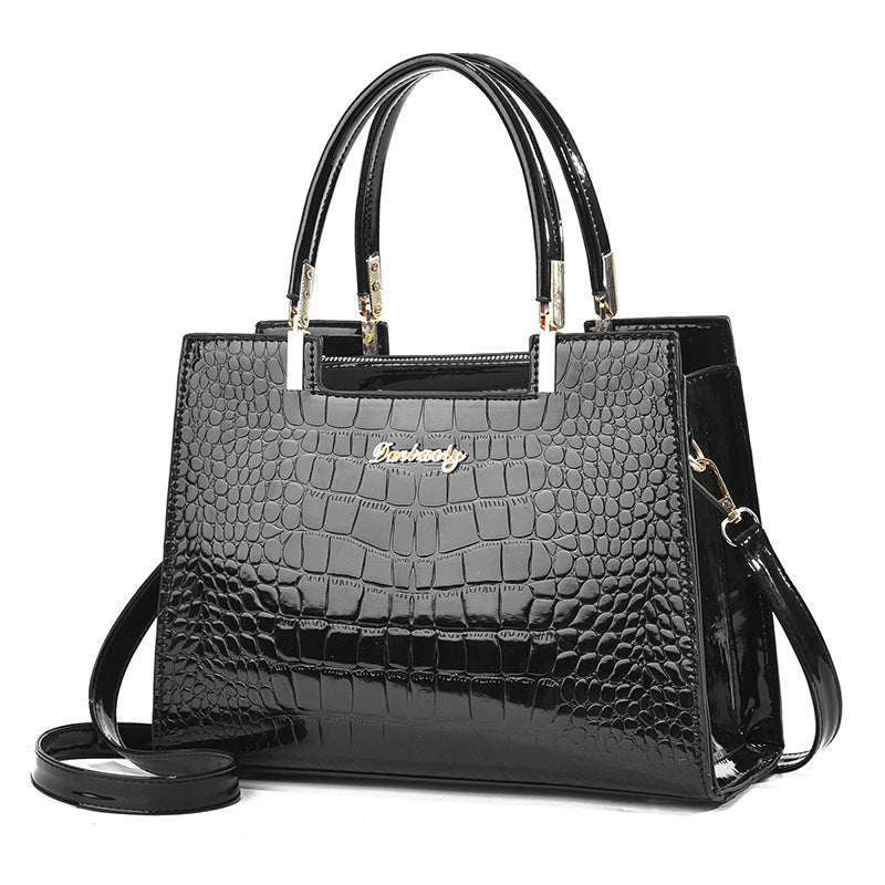 Olivia - Crocodile Pattern Handbag — 3