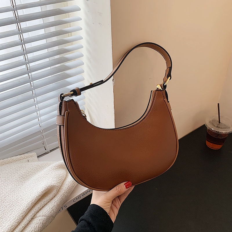 LUNETTE™ - Crescent Contrast Trim Crossbody Bag — 1