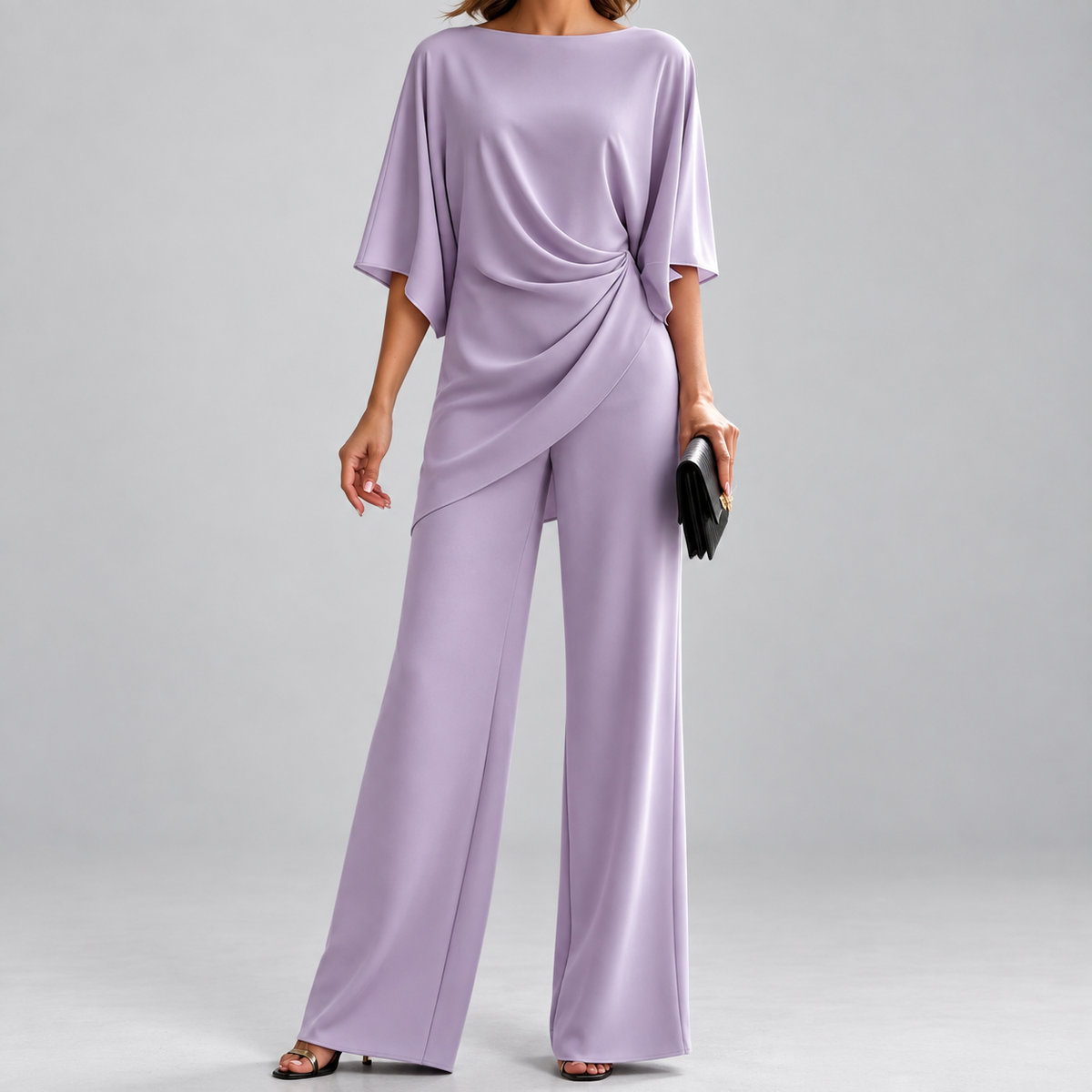 Lorna | Draped Waist Two Piece Set — 7