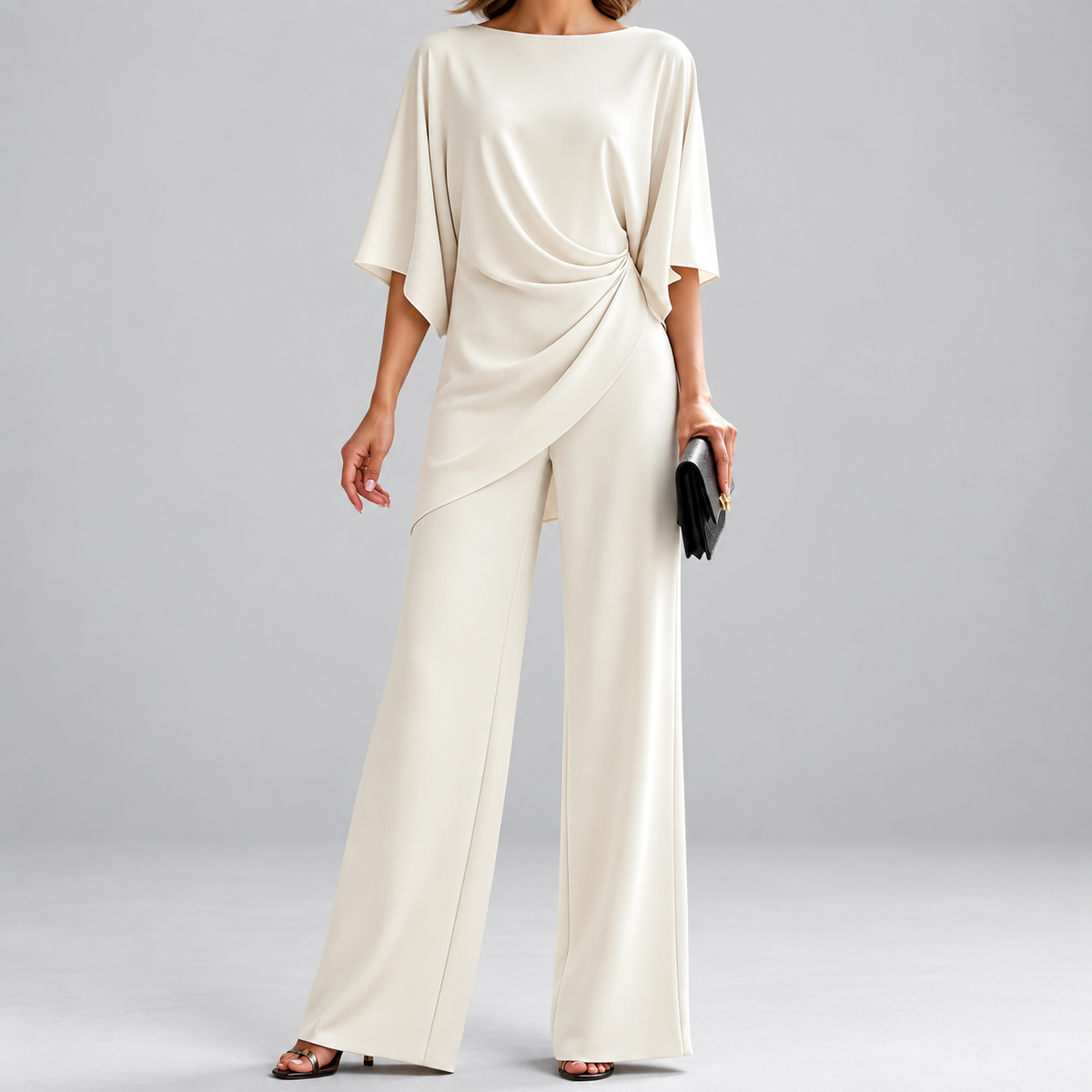Lorna | Draped Waist Two Piece Set — 5