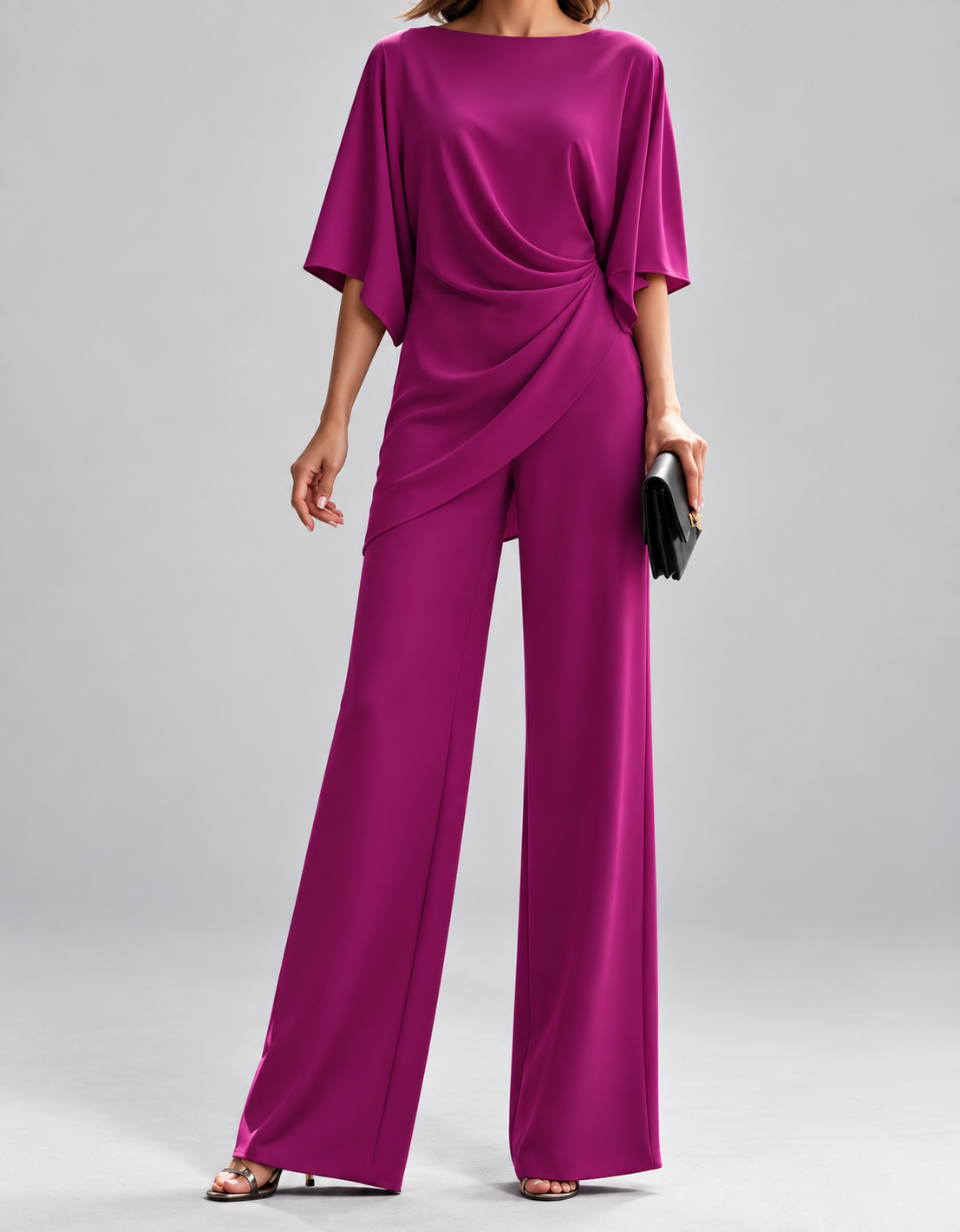 Lorna | Draped Waist Two Piece Set — 8
