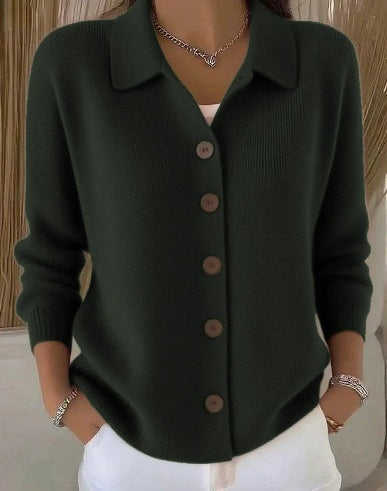 Josephine™ | Button-Front Collared Cardigan — 3