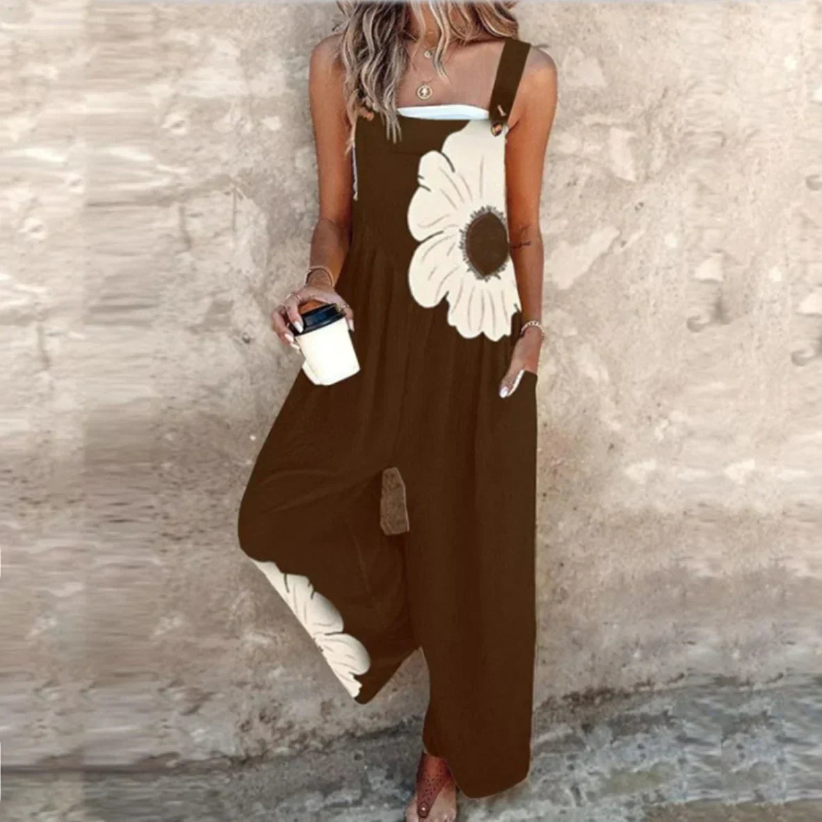 COMFORTABLE PRINTED OVERALLS — 9