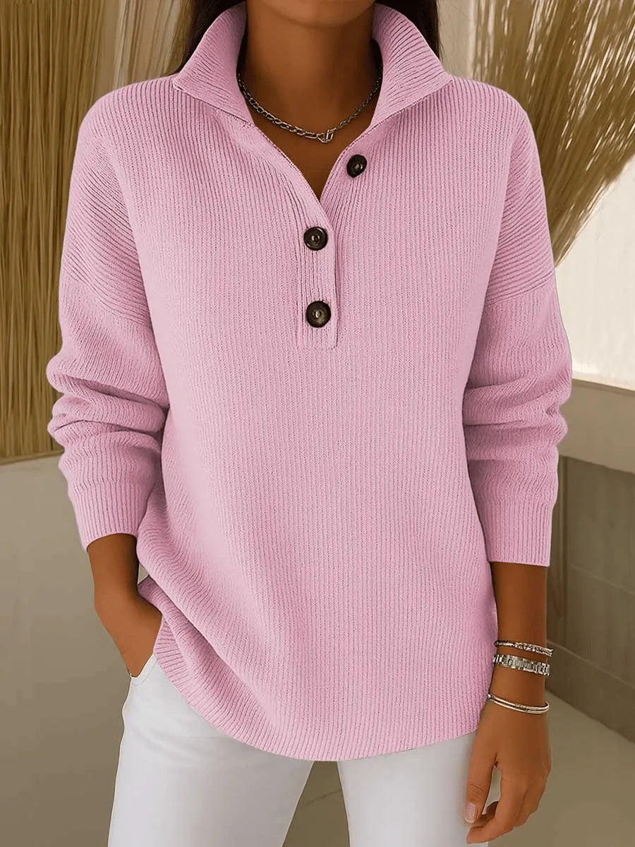 Florence™ | V-Neck Polo Sweater — 2