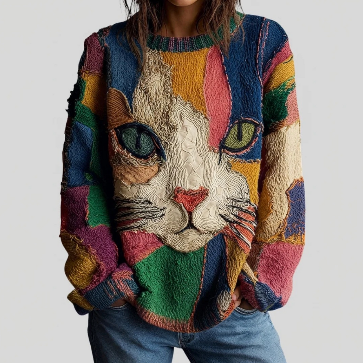 Zaira | Artistic Cat Statement Top — 6