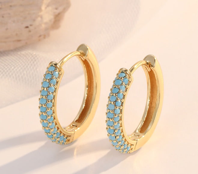 Premium Charming Turquoise Earrings — 1