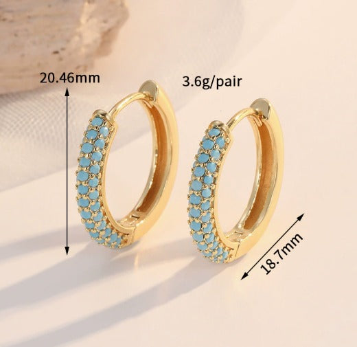 Premium Charming Turquoise Earrings — 3