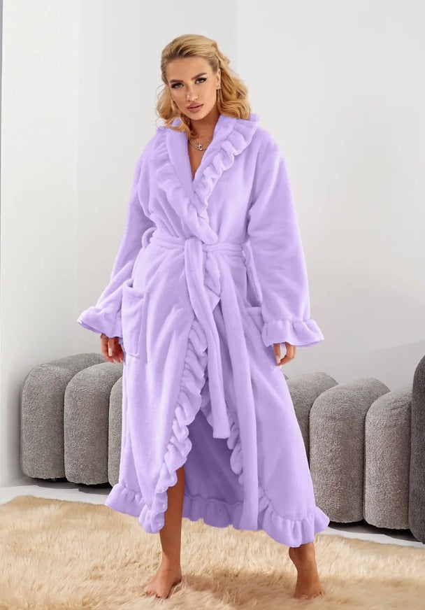 HEXA™ - Classy Ruffle Hem Robe — 5