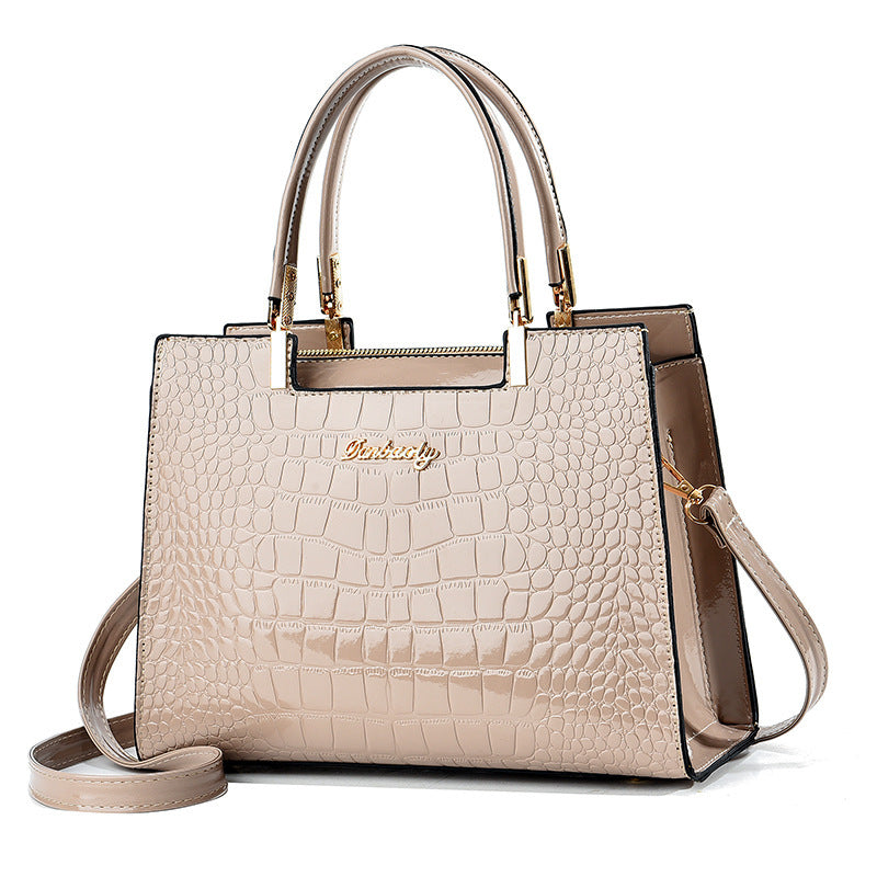 Olivia - Crocodile Pattern Handbag — 6