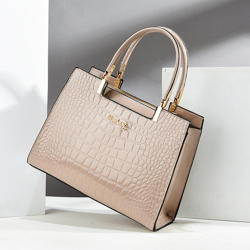 Olivia - Crocodile Pattern Handbag — 2