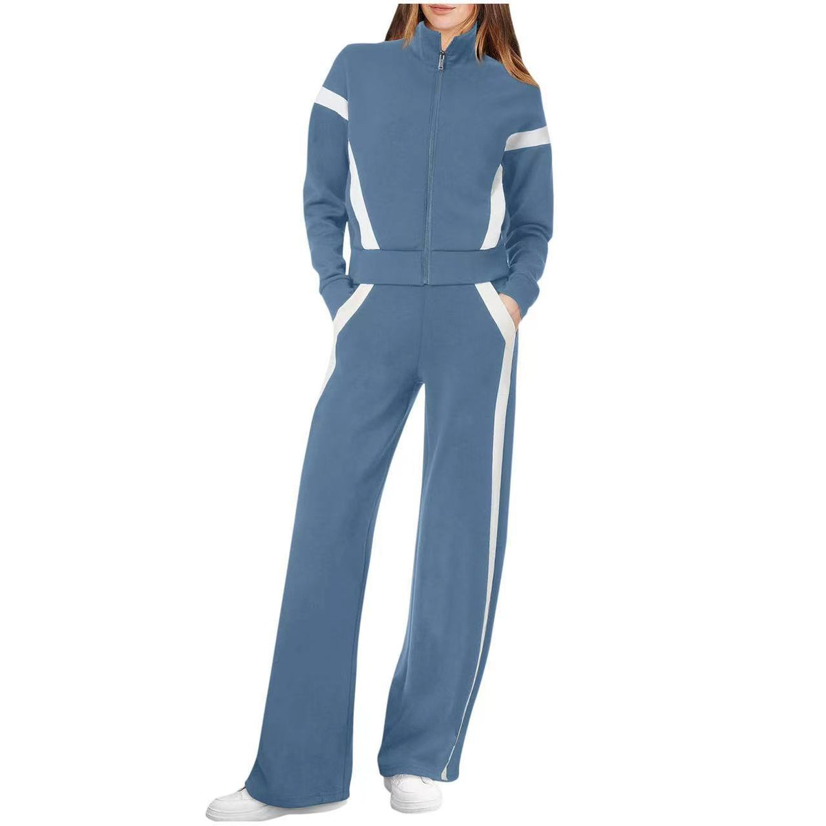 QASU™ - Casual Top and Sweatpants Set — 1