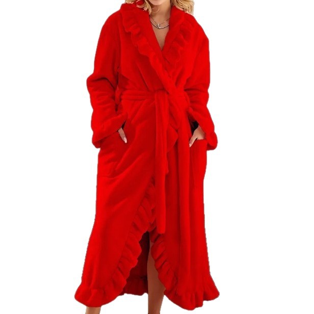 HEXA™ - Classy Ruffle Hem Robe — 9