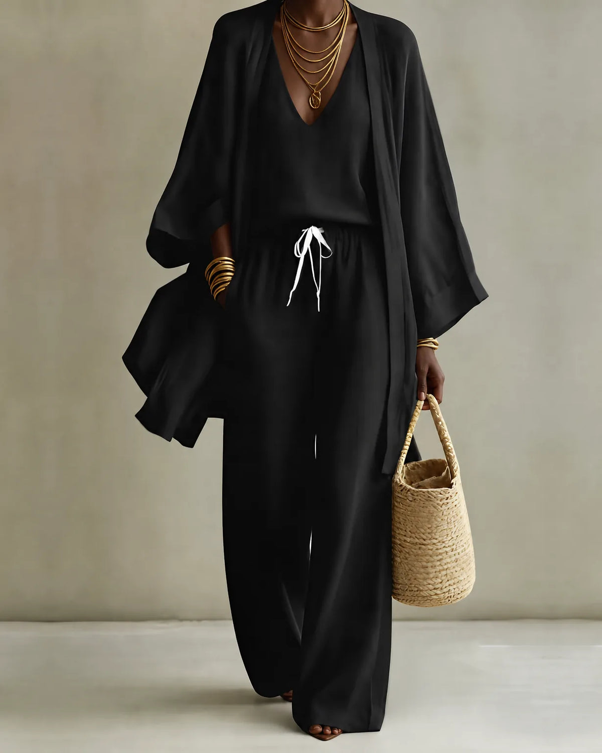 Tanisha | 3-piece Linen Look Set — 4