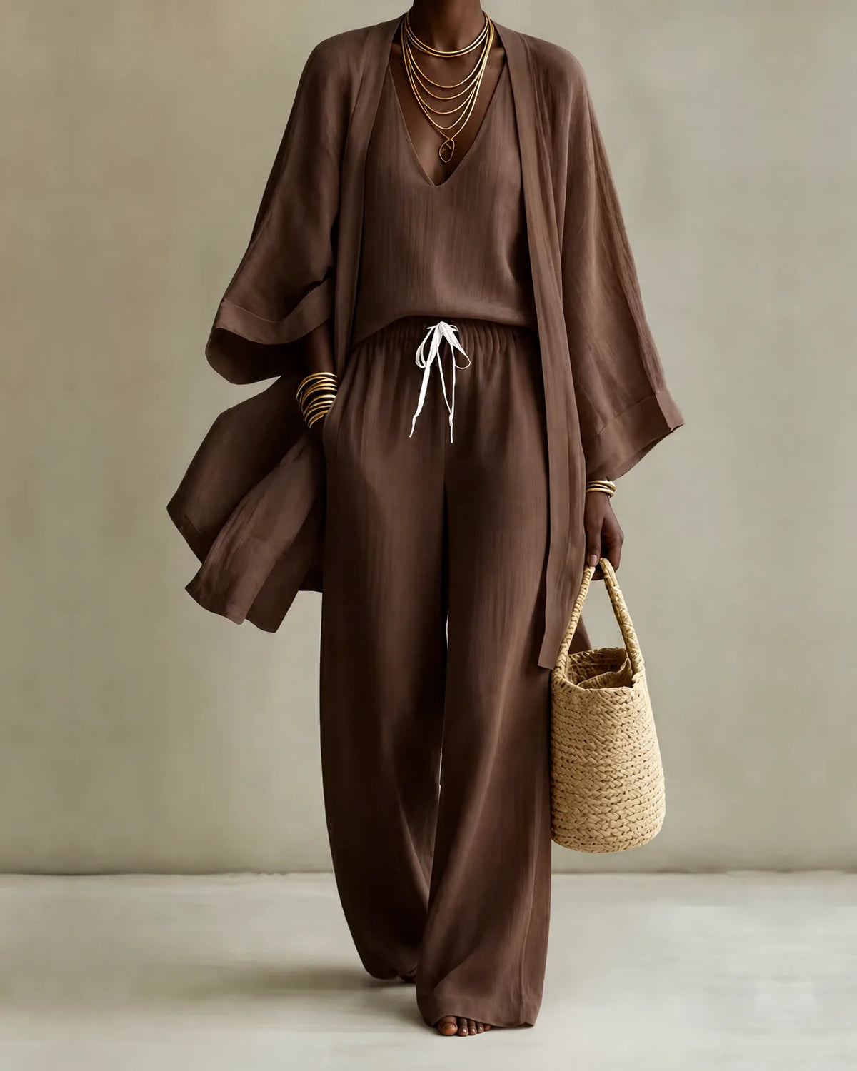 Tanisha | 3-piece Linen Look Set — 5