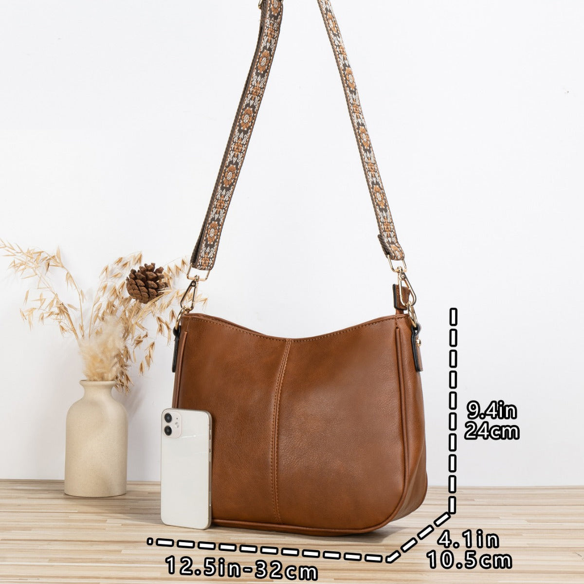 Olivia - Vegan Crossbody Bag — 8