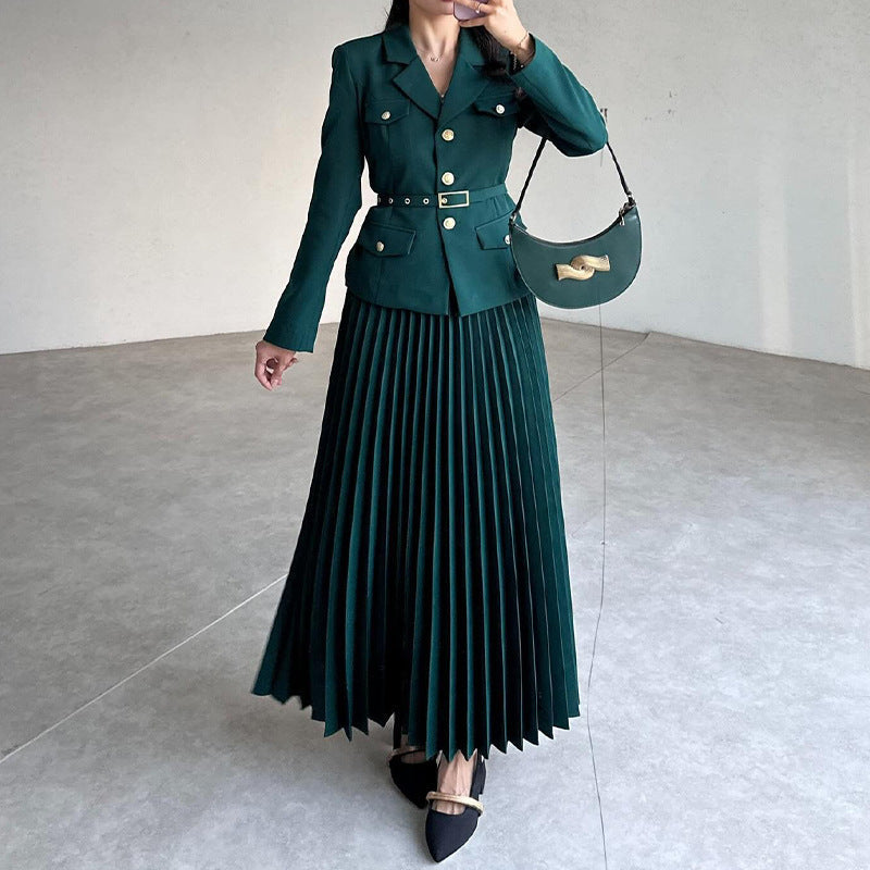 EMILIE™ - Chic Blazer & Skirt Set — 2