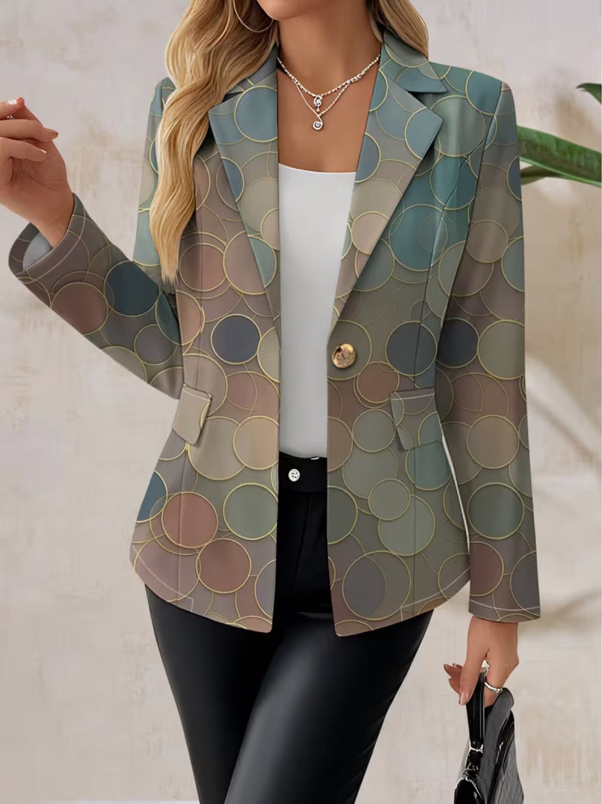 Capucine™ | Dot Mosaic Blazer — 2