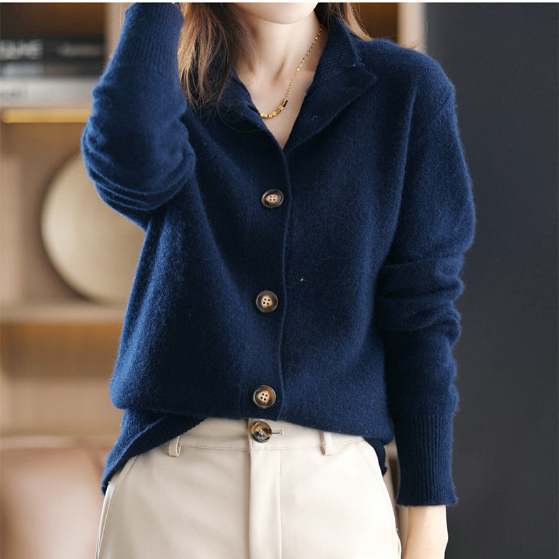 ELARA™ | Luxe Buttoned Sweater — 1