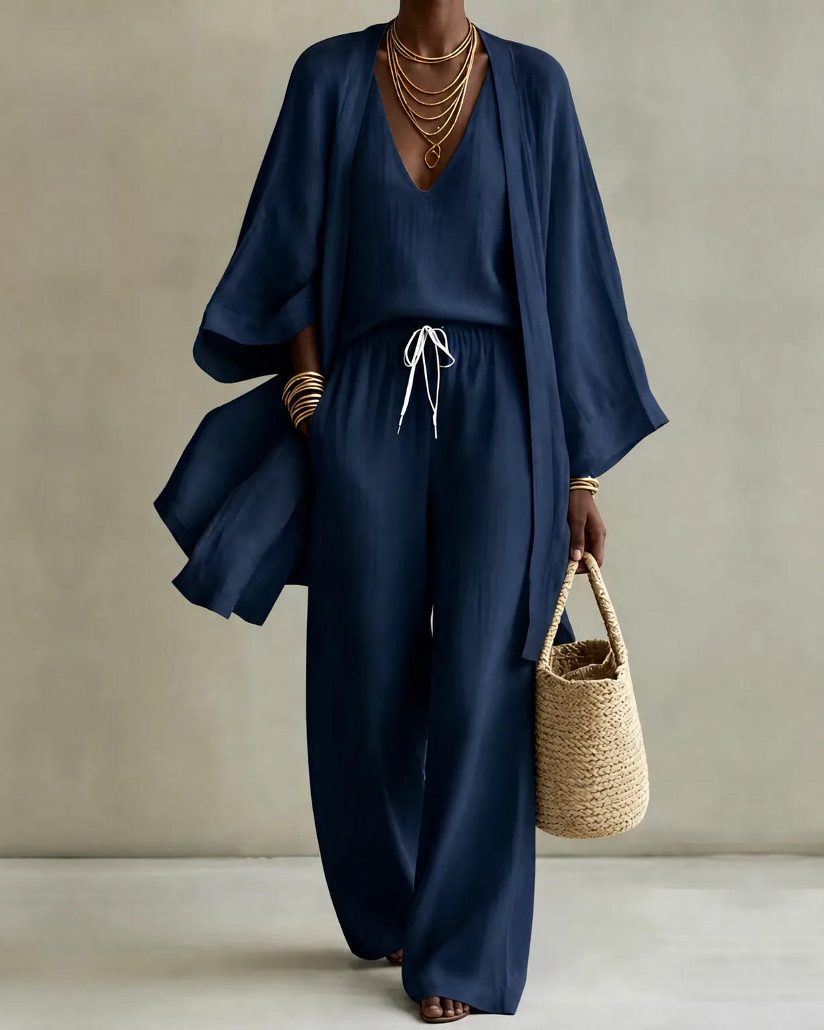 Tanisha | 3-piece Linen Look Set — 6